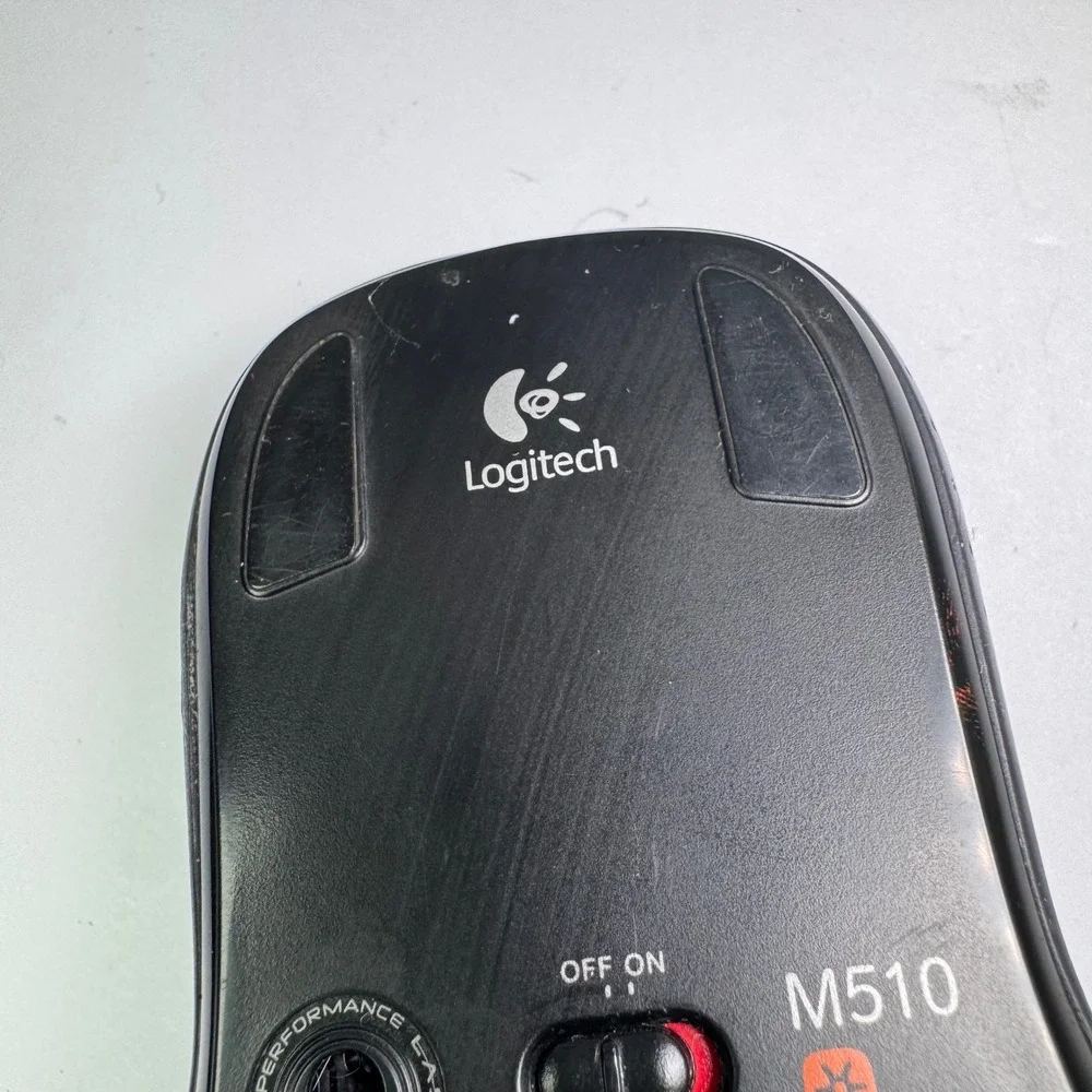 Logitech M510 Wireless Laser Mouse High‎ Performance Dark Gray NO Receiver / US